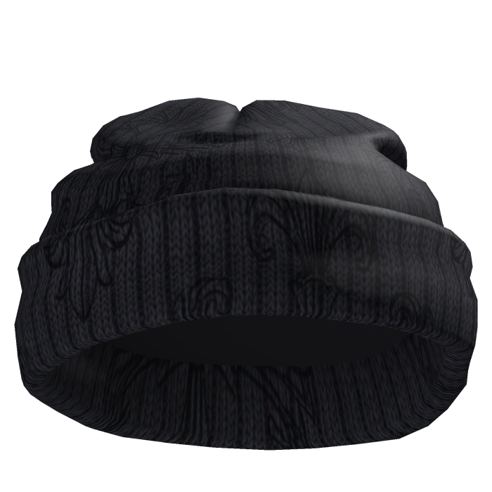 Fisherman Chrome Short Worn Black Beanie