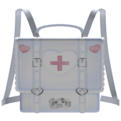 ♡ 1.0 kawaii school girl nurse backpack in blue