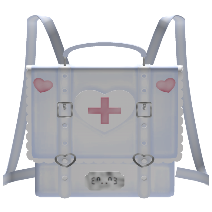♡ 1.0 kawaii school girl nurse backpack in blue