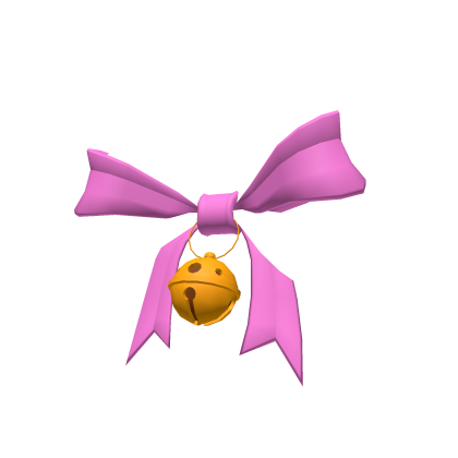 Pink Jingle Bow Tie Roblox item