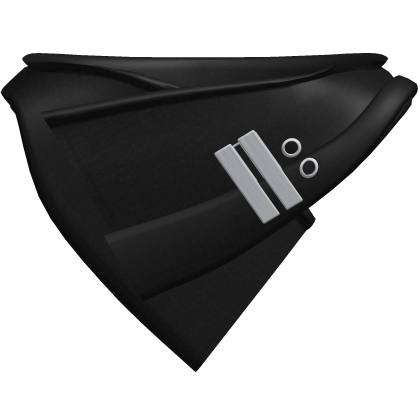 Black Silver Clasp Short Scarf