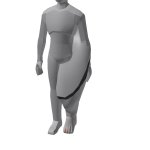 Big Guy (Colorable) - Left Leg