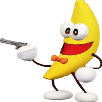 Shovelware Banana But Cursed Roblox decal
