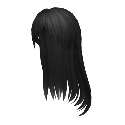 Long Hair Black Roblox item