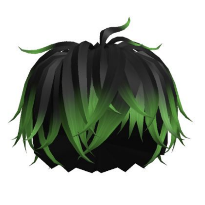 Green Ombre Sleepy Hair Roblox decal