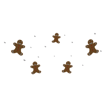 Gingerbread and Snow Aura