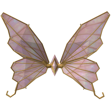 Pink & Gold Fairy Wings - Aurelune