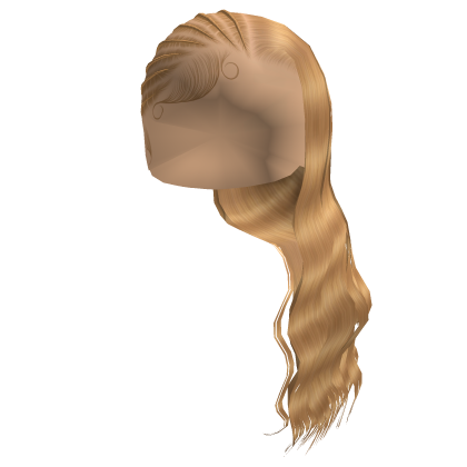 Wavy Side Part Braids [Blonde] Roblox item
