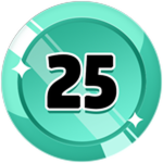 25 wins