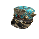 Festival Headwear with Blue Ornamentation