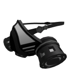 Black & White Sci-fi Valk Gas Mask