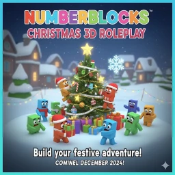Numberblocks Christmas 3D RP icon