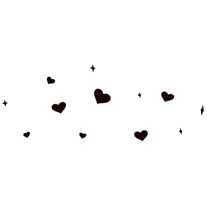 Dark Red Heart and Star Aura