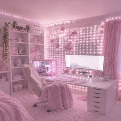 Kawaii pink set up