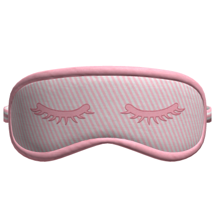 kawaii white sleep mask Roblox item