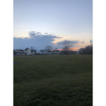 Sunset ski