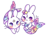 Mermaid bunny squad