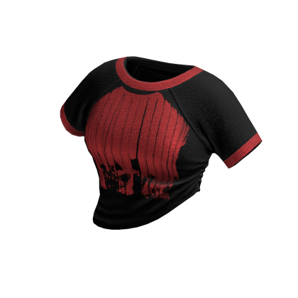 Cozy Graphic Y2K Tee (Black Red)