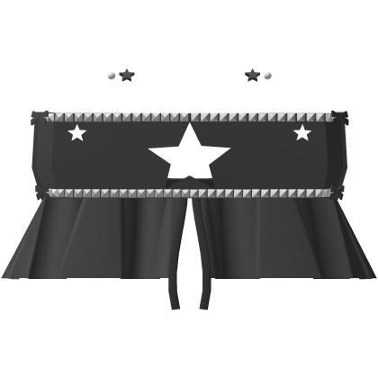 ♡ y2k pop star studded black flowy top w/ piercing