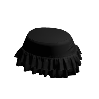 Cute Layered Ruffle Skirt Black 🫐 thumbnail