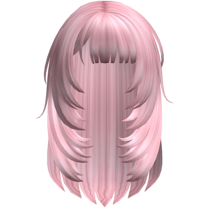 Pink 2000s Stylish vkei Anime Girl Hair Roblox item