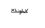XhighX