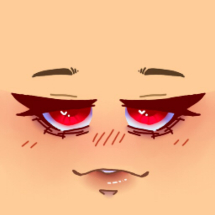love sick face Roblox decal