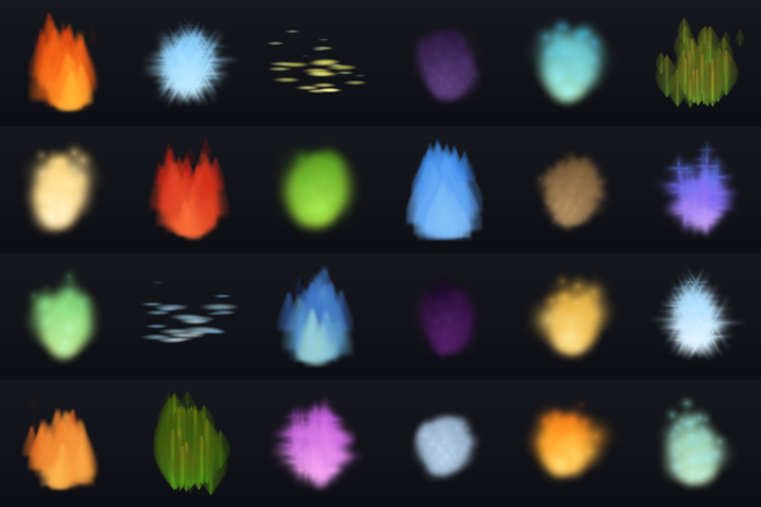Aura VFX Pack Fire Ice Lightning Dark Energy Wind preview 1