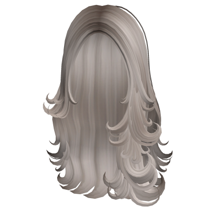 Long Super Model Curly Hair (Ash Blonde) Roblox item
