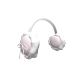 Bow Earmuffs Pink Christmas