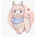 Cute llama vibessss