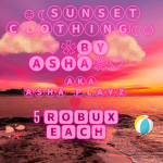*~>Sunset Clothing<~*