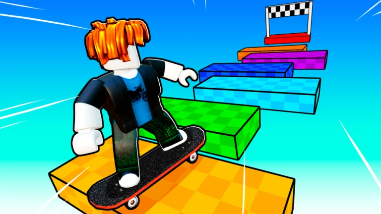 ⛄[W55] Skateboard Obby