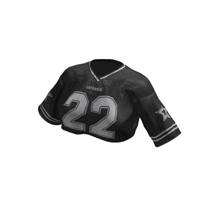 Catyard - Crop Top Jersey (Black)