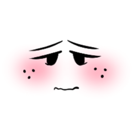 Shy Face Roblox decal