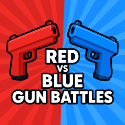 💥Red Vs Blue Gun Battle!💥