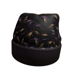 Purple & Gold Celestial New Year's Beanie
