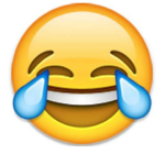 LAUGHING.