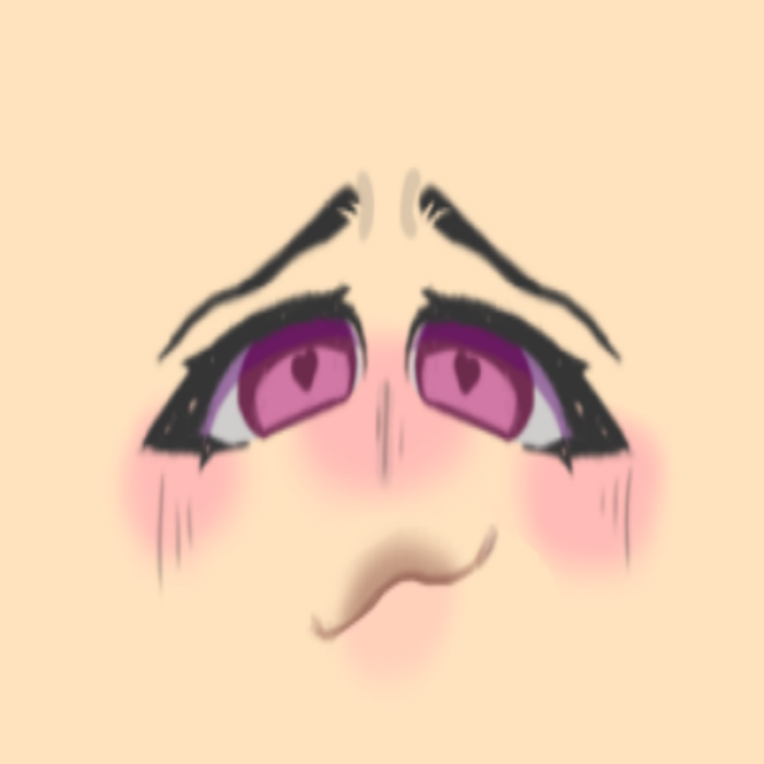 “Kawaii” eyes- pink? Roblox decal