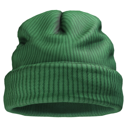 Mint Green Ribbed Knit Beanie Roblox item