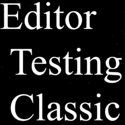 Editor Testing Classic
