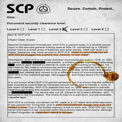 scp 079 document