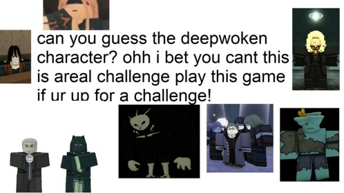 Deepwoken GUESS THE CHARACTER!!! 