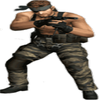 transparent big boss standing up Roblox decal