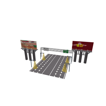A highway scene