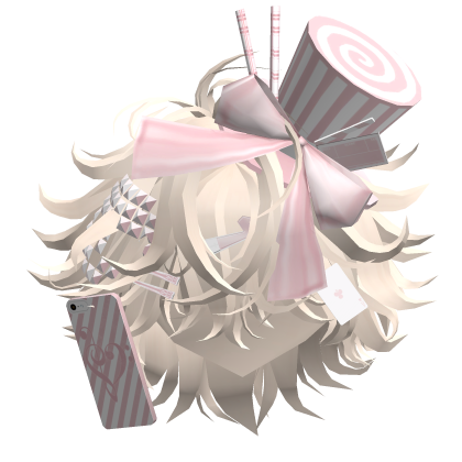 Messy Emo Magician Boy Hair (Yellow) Roblox item