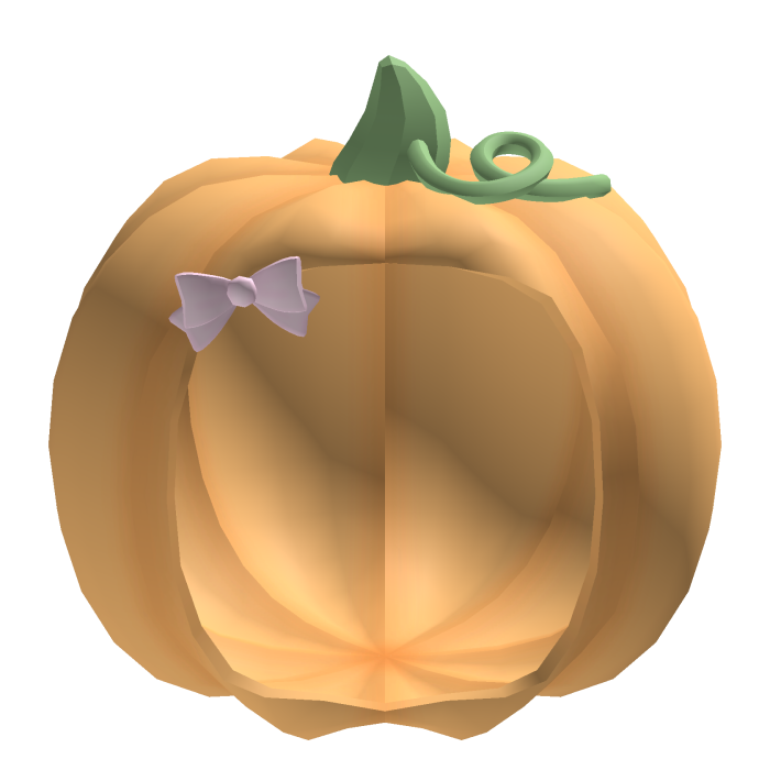 Cute Pumpkin Hood With Bow