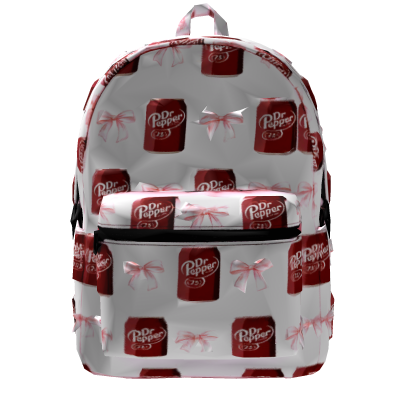 Dr Pepper bag backpack