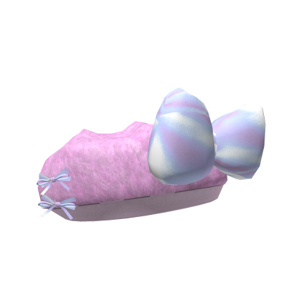 Pink baret with ribbon