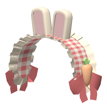 3.0 Red Bunny Headband